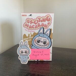 Authentic Exciting Macaron Sea Salt Coconut Labubu